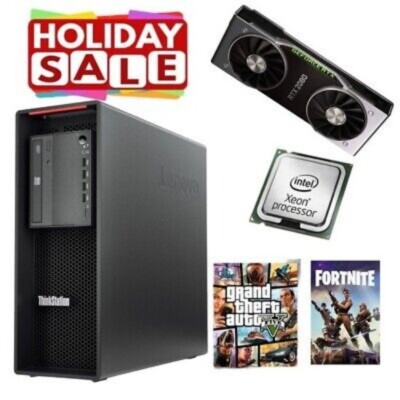 Gaming PC Lenovo ThinkStation P520 W-2133 32GB RAM 1TB SSD RTX2080 WIN11 WiFi