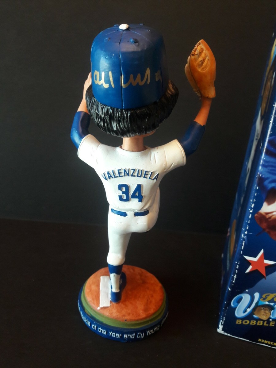 fernando valenzuela Signed Los Angeles Dodgers Bobblehead