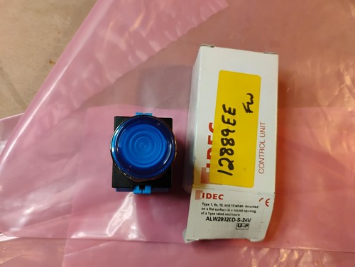 IDEC ALW29920D-S-24V Illuminated blue Push button 22mm Momentary - Fast Ship - Picture 2 of 9