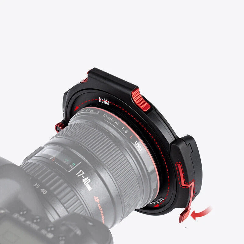 Haida M10-II Filter Holder Kit 52 58 62 67 72 77 82mm with drop-in CPL M10II - Image 3 of 4