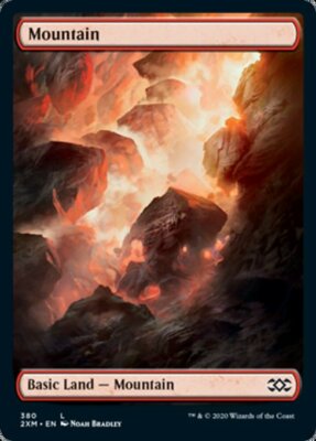 MTG MOUNTAIN 380 FOIL EXC - MOUNTAIN - 2XM FULL ART - MAGIC