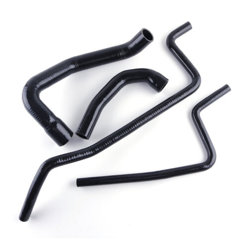 97-06 Jeep Wrangler TJ 4.0L LHD Red Silicone Radiator Coolant Heater Hose Kit - Picture 2 of 16