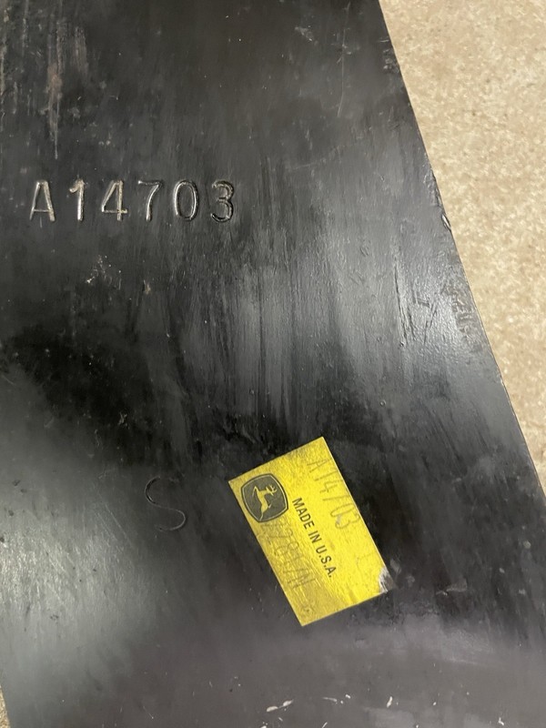 John Deere A14703: Left Side Plow Shin New.
