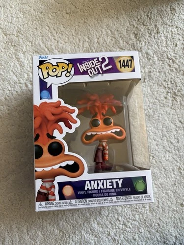 Funko Pop! Vinyl: Pixar - Anxiety #1447   Free shipping  W/ Protector