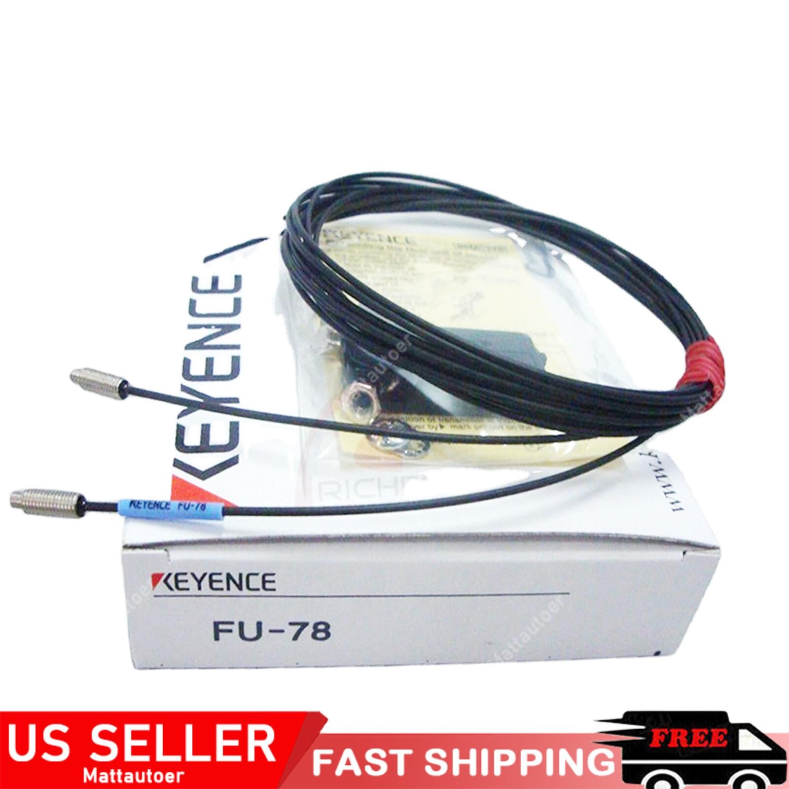 Keyence FU-78 Fiber Optic Sensor FU78 New In Box Free Shipping 1PC #