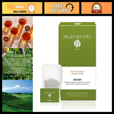 Premium English Breakfast Black Tea Bags - Yunnan & Assam Blend, 20 Cups