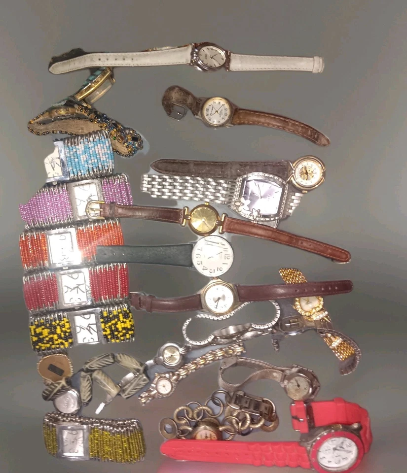 批量 50 + 手表 用于零件或维修 Timex Westclox 日内瓦,Gruen Buren — 第 4/4 张图片