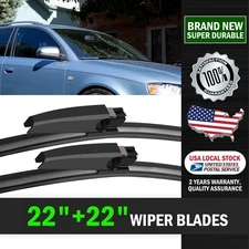 All-Season Windshield OEM Wiper Blades Size 22" 22" Fit For 2002-2008 Audi A6