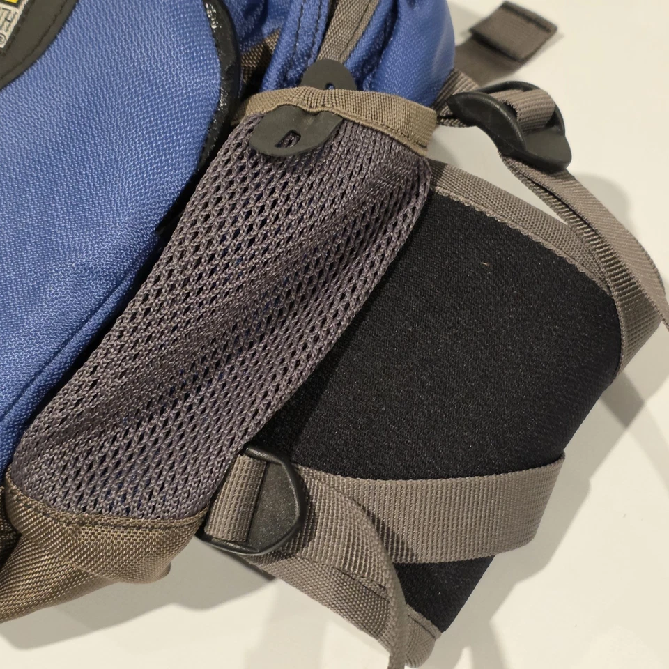 Mountainsmith Swift II Redura Lumbar Fanny Pack Trail Hiking Day Waist Bag Blue - Image 4 of 4