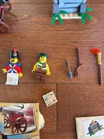 LEGO Pirates: Cannon Battle (6239) 100% Complete with Instruction & Front of Box