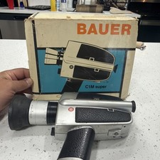 Vintage Bauer C1M Super 8 Movie Camera Germany Untested