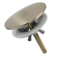 2 In. Kitchen Sink Hole Cover, Stainless Steel