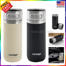 Contigo coffee travel mug stainless steel Luxe vacuum flasks tumbler hot cold 2