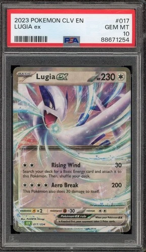 Pokemon Lugia ex Classic Venusaur & Lugia ex Deck Holo #017 PSA 10 Gem Mint