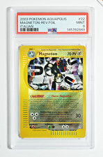 Pokemon PSA 9 Magneton #22 Reverse Foil Aquapolis 2003 Italian POP 1 on eBay