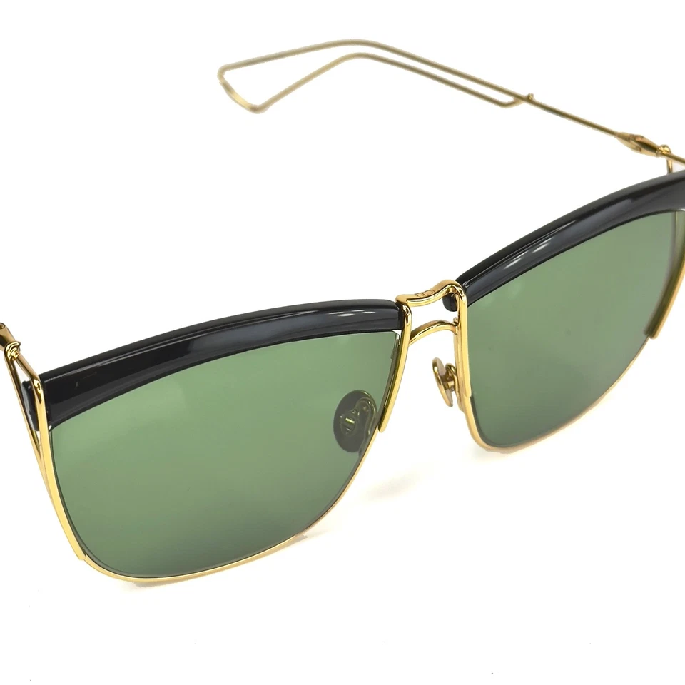Gafas de sol CHRISTIAN DIOR SOELECTRIC SO ELECTRIC doradas negras metálicas verdes espejadas Foto 4 de 4