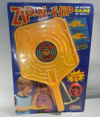 Vintage Very Rare! NEW Zip-N-Flip Spinner Game Empire Toys - As Seen On TV NIP