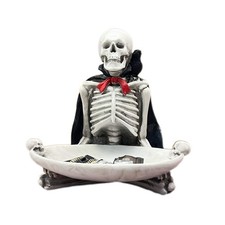 NNETM Gothic Skull Tray Resin Storage Decor