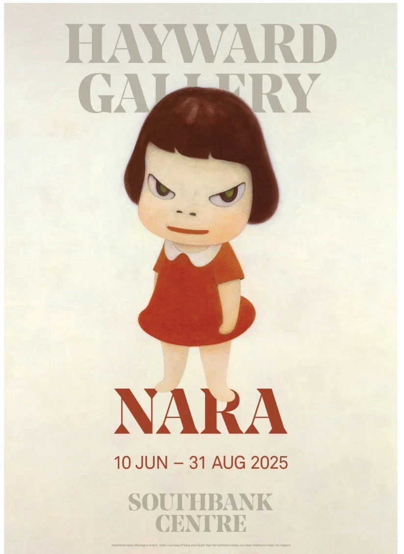 Affiche Officielle Encadrée Yoshitomo Nara - Print 2005 Drawing File - Édition Limitée