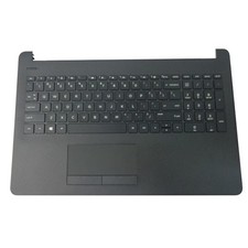 Jet Black Palmrest Keyboard Touchpad For HP 15-BS 15-BW 925008-001