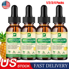 Magnesium Glycinate Liquid Drop High Potency Promotes Nerve Relief Sleep Support