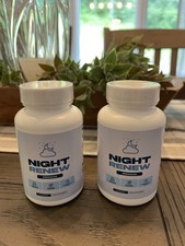 2 Night Renew Premium Sleep Support 60 Capsules Each Exp 2/29