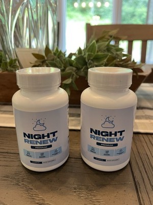 2~Night Renew Premium Sleep Support 60 Capsules Each Exp 2/29