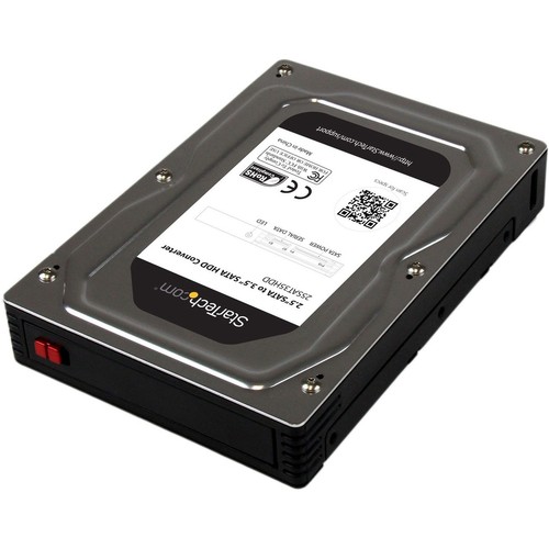Startech 2.5 To 3.5" Sata Aluminum Hard Drive Adapter Enclosure With Ssd/hdd - Picture 2 of 6