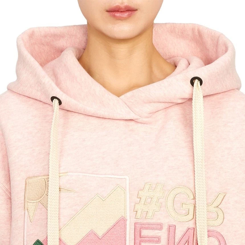 Moncler Grenoble felpa con cappuccio donna in pile 67124064