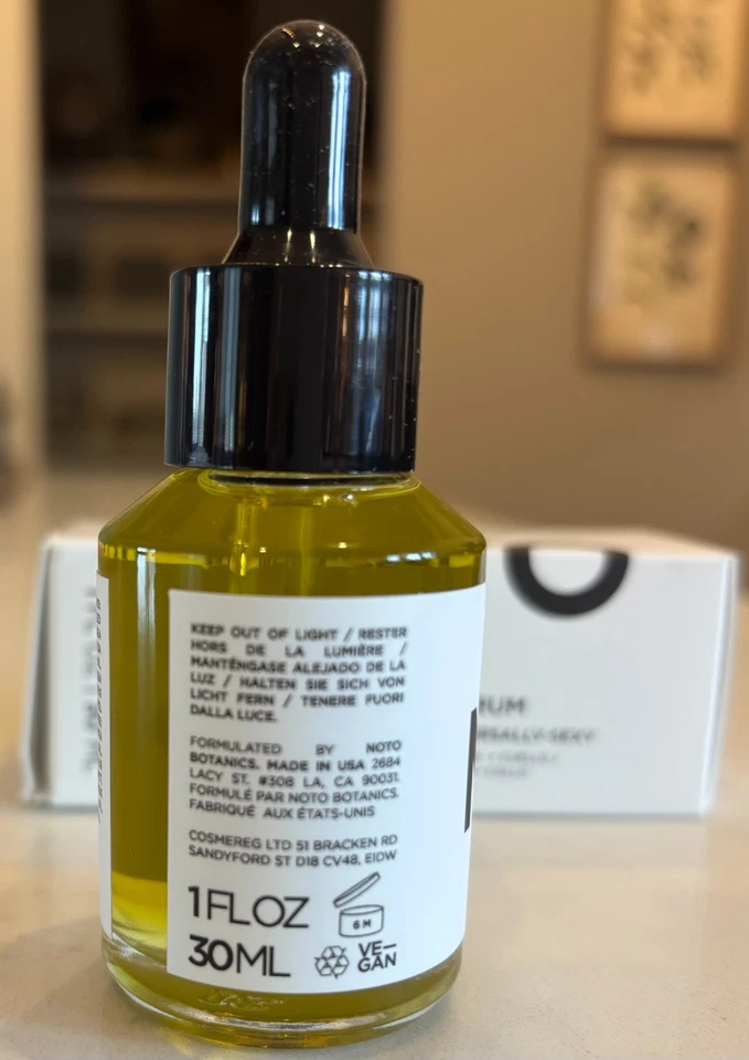 NOTO Botanics глубокая сыворотка увлажняющая лицо шея омолаживающая 1 унц/30 мл новая в коробке - Изображение 2 из 4