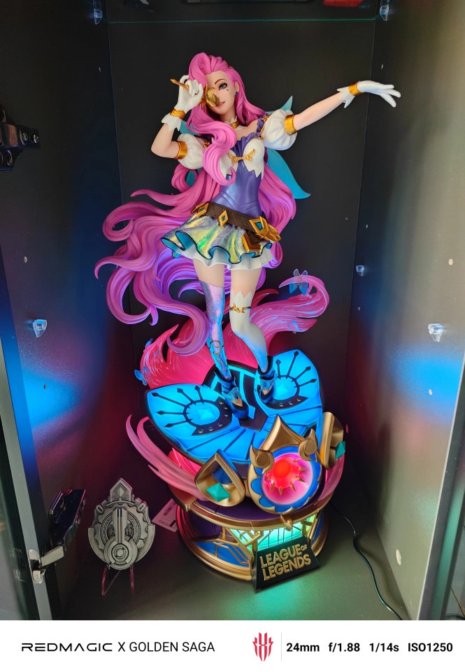 Official League of Legends Seraphine 1/4 LED Light GK Figure Resin