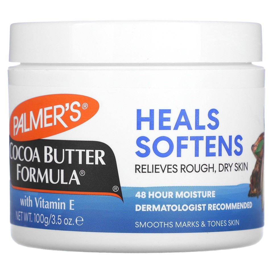 Cocoa Butter Formula® with Vitamin E, Heals Softens, 3.5 oz (100 g)