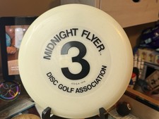 Disc Golf Wham-o Frisbee Midnight Flyer 119G 40 mold 1979 early disc no TMB 133G