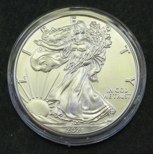 2021 Silver Eagle Dollar Type 1 Gem BU