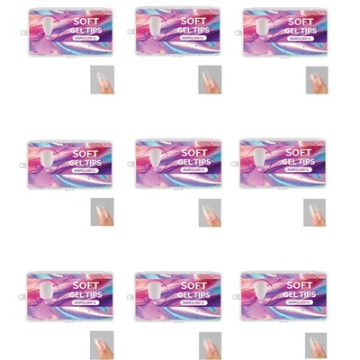 300Pcs Short Matte Gel Nail Tips False Nail for Quick and Stylish Manicures