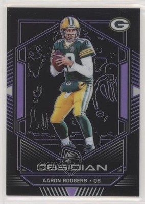 2019 Panini Obsidian Electric Etch Purple 52/75 Aaron Rodgers #70 fl4