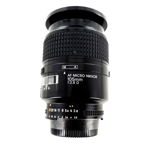 Nikon Telephoto AF Micro Nikkor 105mm f/2.8D Autofocus Lens w/ Caps Tested Works - Picture 5 of 7