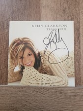 ENCART LIVRET CD RECONNAISSANT SIGNÉ KELLY CLARKSON