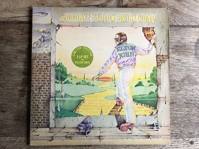 Elton John    Goodbye Yellow Brick Limited Edition 2 LP Yellow Vinyl. DJE29001