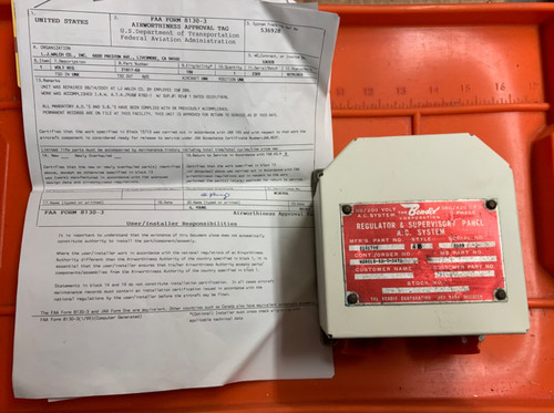 🇺🇸 AEG Regulator panel AC System 21B17-6-B Gulf Stream Repaired W/8130-3