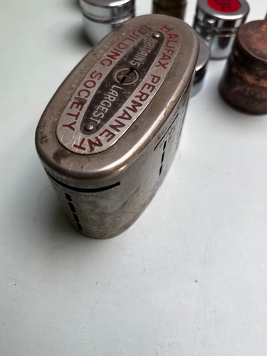 Halifax Largest Building Society Money Box & Vintage Post office weights bundle - Picture 2 of 23