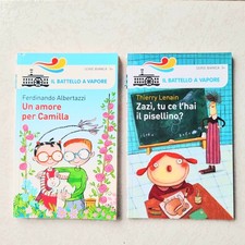 2 Libri Bambini - Il Battello a Vapore - Serie Bianca