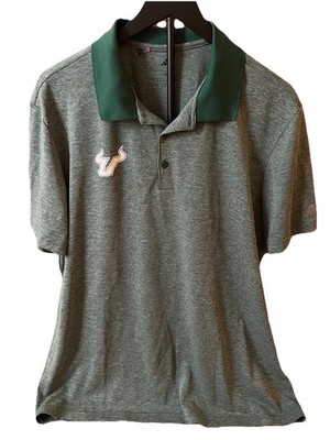 ADIDAS NEW No Tags Size XL unisex USF UNIV SOUTH FL POLO SHIRT WICKING MATERIAL