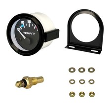 Universal 2 Inch Water Temperature Gauge 12V 100-250F for Car Boat Marine Meter