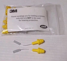 NEW! 100 Piece (50 pr) E-A-R Earfit 393-2001-50 Push-Ins Ultrafit Test Ear Plug 