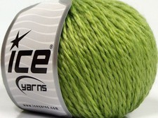 Green Acoustic Yarn 71086 Ice Yarns Acrylic Nylon Blend 50gr 142yds
