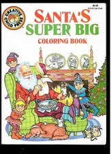 Christmas Santa coloring activity book lot (2)