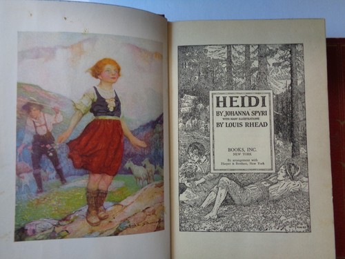 Lot of 10 Vintage Books Inc. Hardcover Classics (Swift, Defoe, Spyri...) - Picture 8 of 9