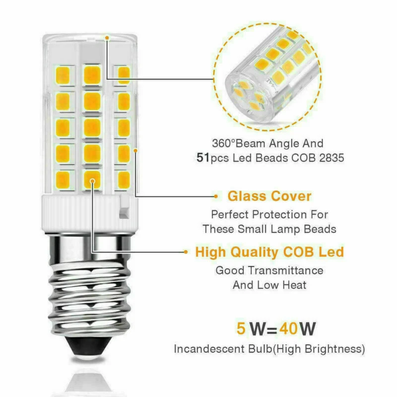 G9 LED 5W 10W LAMPADINA SMD 2835 220v LUCE FREDDA-CALDA LAMPADA 350 LUMEN - Immagine 3 di 4