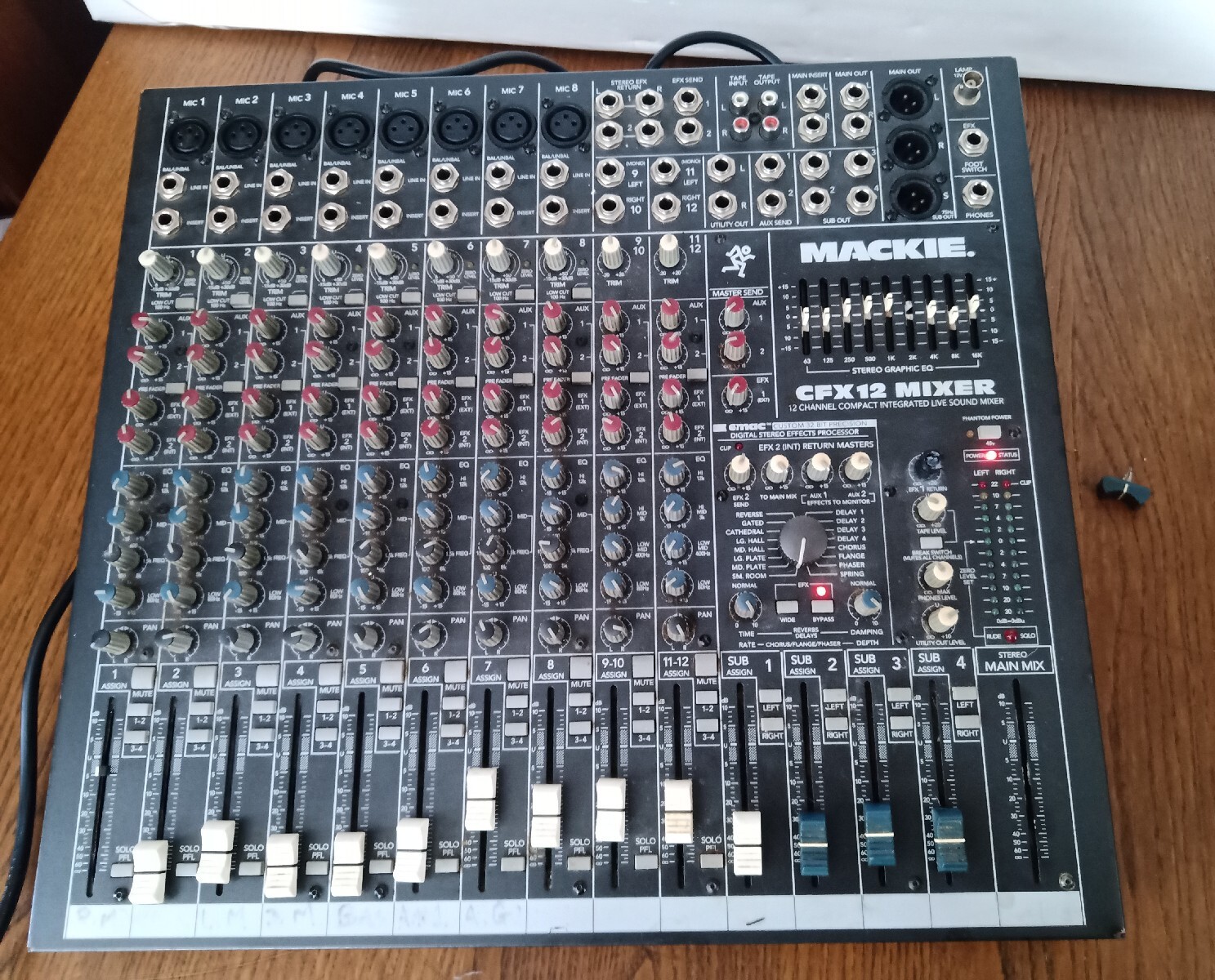 MACKIE CFX 12 MIXER Compact Integrated 12 Channel Spares Or Repairs